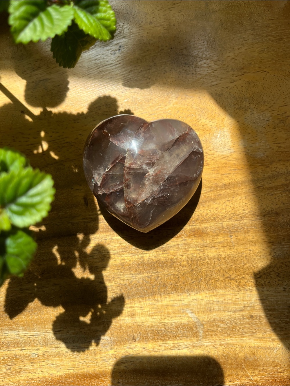 Fire Quartz Heart